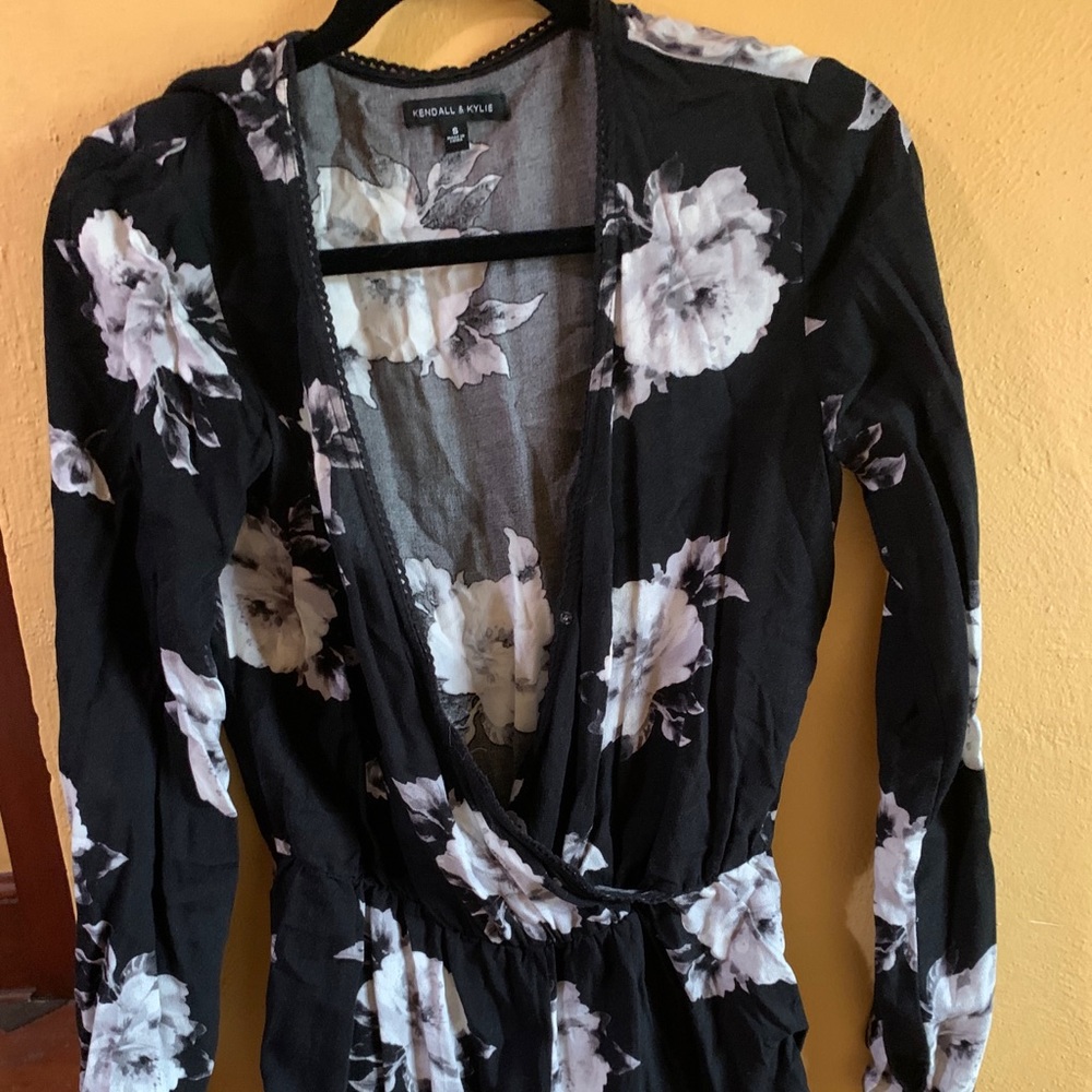 Floral print romper